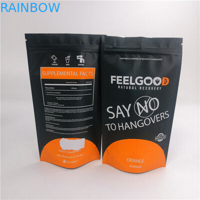 Malotes estando do zíper de Mylar 120mic do petisco 20*15*8cm para o alimento