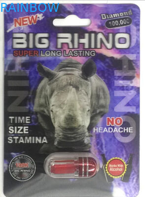 A bolha 3D da pantera da mamba do rinoceronte 96 do magnum carda reciclável