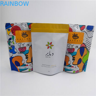 O saco da folha de alumínio do fechamento do fecho de correr personalizou por atacado imprimir as porcas Resealable de empacotamento comestíveis que empacotam sacos