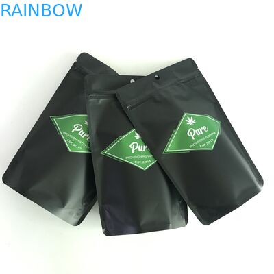 A cor Cannabiss Mylar de Pantone ensaca o empacotamento dos malotes plásticos