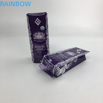 Sacos de empacotamento do reforço lateral lustroso do filme 250g 1kg 16oz VMPET