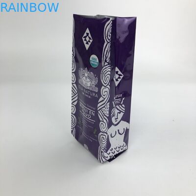 Sacos de empacotamento do reforço lateral lustroso do filme 250g 1kg 16oz VMPET