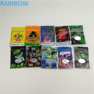 Os cannabis florescem o saco 3.5g 7g de 200 Mic Gravure Printing Mylar Packaging