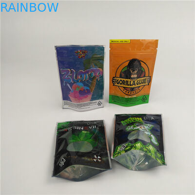 Os cannabis florescem o saco 3.5g 7g de 200 Mic Gravure Printing Mylar Packaging