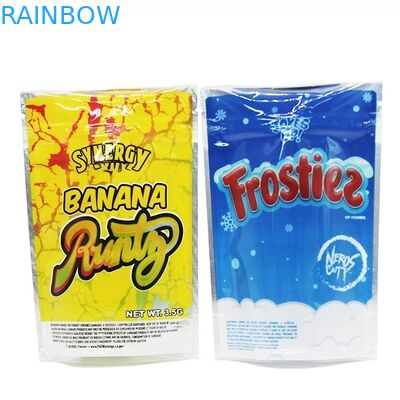 malote de empacotamento do incenso erval de 3.5g 7g CBD com janela clara