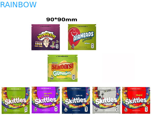 malote de empacotamento do incenso erval de 3.5g 7g CBD com janela clara