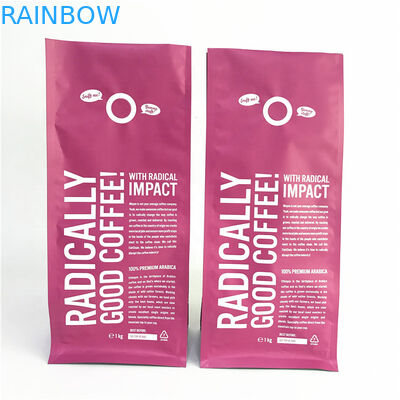 O reforço lateral livre de alumínio da folha VMPET BPA ensaca 400ml com válvula