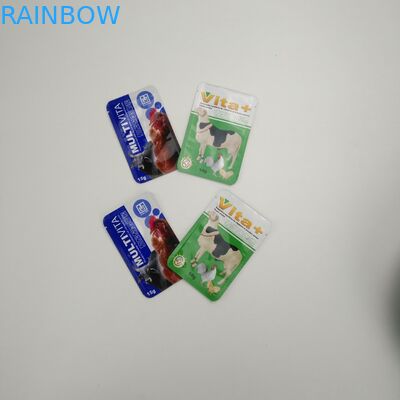 o costume imprimiu sacos de alimentação do aferidor do vácuo do produto comestível dos sacos do empacotamento de alimento da galinha plástica resealable de mylar para a vaca