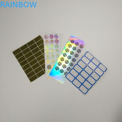 VMPET 60x60MM 20 mícrons de etiqueta holográfica do filme para garrafas