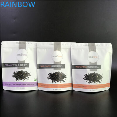 O malote da folha de alumínio personalizou sacos com Logo Mylar Bags impresso com zíper