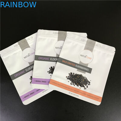 O malote da folha de alumínio personalizou sacos com Logo Mylar Bags impresso com zíper