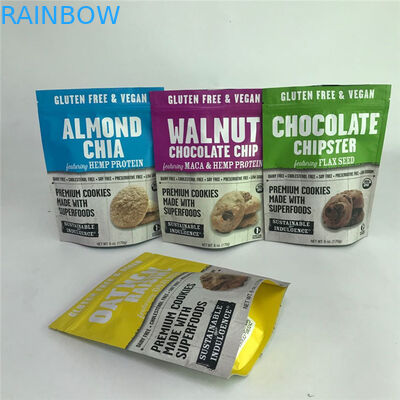 Digital que imprime Matte Aluminum Foil Stand Resealable ensaca acima sacos do empacotamento de alimento