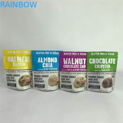 Digital que imprime Matte Aluminum Foil Stand Resealable ensaca acima sacos do empacotamento de alimento