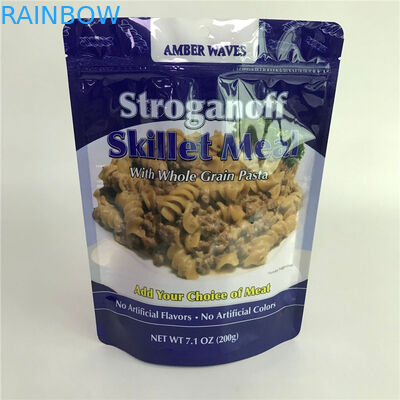 O suporte lustroso da venda quente que empacota acima sacos com janela MylarPlastic ensaca para o empacotamento dos petiscos