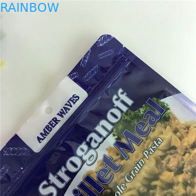 O suporte lustroso da venda quente que empacota acima sacos com janela MylarPlastic ensaca para o empacotamento dos petiscos