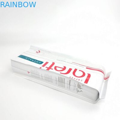 Matt Film Side Gusset Bag Resealable feito sob encomenda com a válvula da folha de alumínio para o café Bean Packaging Pouch