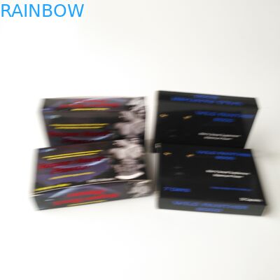 Da pestana lustrosa dos comprimidos da caixa de papel de Logo Recycled Cosmetic Contact Lenses embalagem retangular de empacotamento feita sob encomenda B de papel da composição