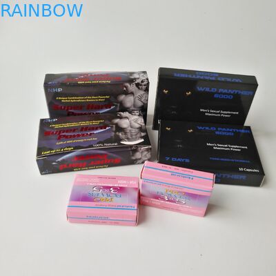 Da pestana lustrosa dos comprimidos da caixa de papel de Logo Recycled Cosmetic Contact Lenses embalagem retangular de empacotamento feita sob encomenda B de papel da composição