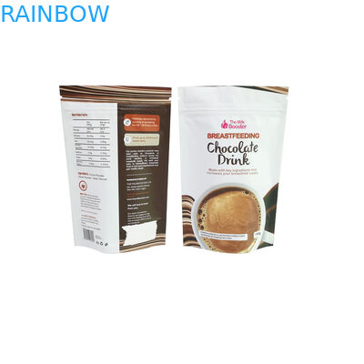 Digital que imprime o suporte acima do malote do zíper ensaca o saco do empacotamento de alimento do pó do chá do café