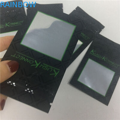 O PE UV da cópia KUSH impede crianças dos sacos de abertura do cigarro com janela