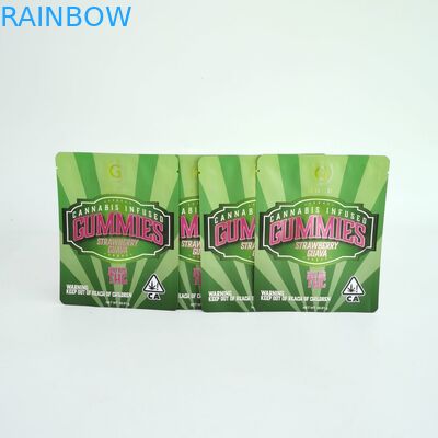 O costume aceitou sacos de empacotamento Resealable de empacotamento lustrosos de Mylar dos sacos da folha de alumínio