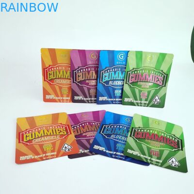 O costume aceitou sacos de empacotamento Resealable de empacotamento lustrosos de Mylar dos sacos da folha de alumínio