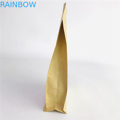 Feitos sob encomenda aceitados levantam-se sacos Eco-amigáveis do PLA do papel de embalagem dos sacos com zíper