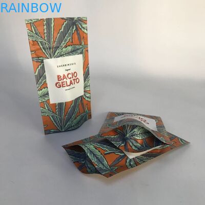 Matte Aluminum Foil Stand aceitado feito sob encomenda acima dos sacos de empacotamento de Cannabsis