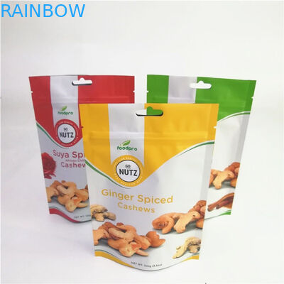 Matte Aluminum Foil Custom Accepted levanta-se malotes com zíper