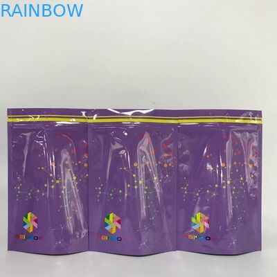 Aqueça a folha de alumínio lustrosa Sealable Mylar personalizado ensaca