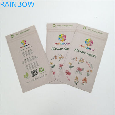 A goma biodegradável da mastigação personalizou sacos do Pla do papel de embalagem para o empacotamento da erva daninha de 1oz 1/2oz