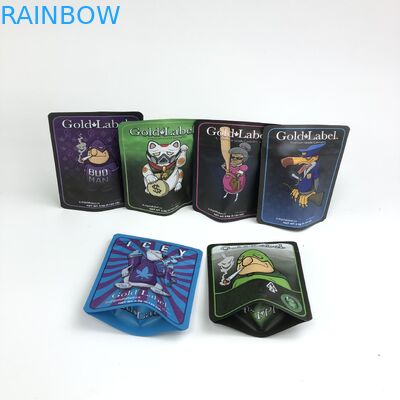 as cookies da prova do cheiro de 100micron VMPET ensacam 3.5g 7g 14g Cannabies Mylar