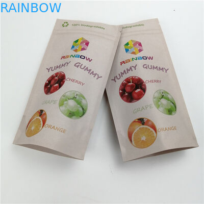 Papel de embalagem 100% personalizado para malotes Resealable sacos Indica/Sativa do saco da folha da mistura de lã