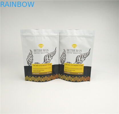saco lateral reusável de Mylar do reforço de 140mic MOPP para feijões de café