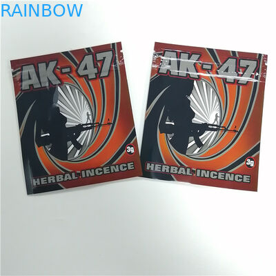 Sacos de empacotamento 4g do incenso erval de Cmyk 100microns