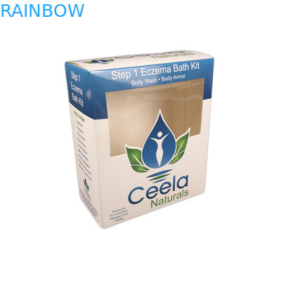 Feito sob encomenda barato para a caixa de papel de empacotamento do ofício da colar cosmética da joia das amostras com a caixa de papel barata da janela de Transpartent