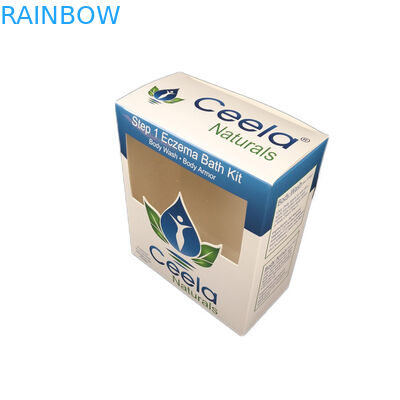 Feito sob encomenda barato para a caixa de papel de empacotamento do ofício da colar cosmética da joia das amostras com a caixa de papel barata da janela de Transpartent