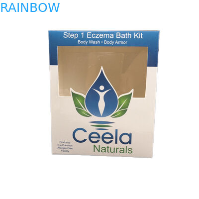 Feito sob encomenda barato para a caixa de papel de empacotamento do ofício da colar cosmética da joia das amostras com a caixa de papel barata da janela de Transpartent