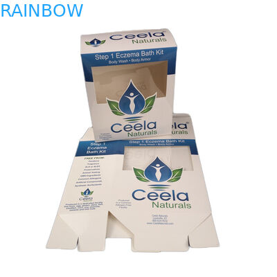 Feito sob encomenda barato para a caixa de papel de empacotamento do ofício da colar cosmética da joia das amostras com a caixa de papel barata da janela de Transpartent