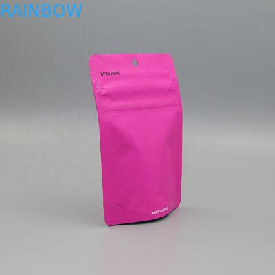 Malote Ziplock 200mic de Mylar dos doces triplos do zíper CBD