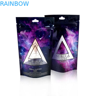 do cannabis orgânico do cânhamo do linho de 90mic 100% malote Ziplock THC Cbd