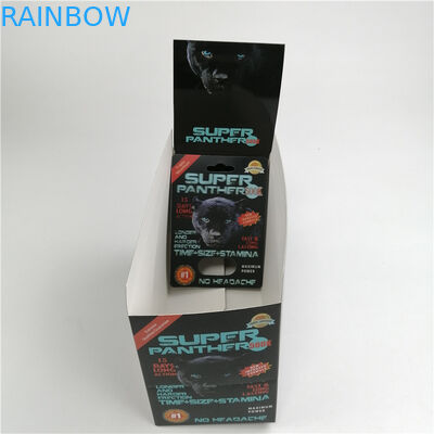 Cartão Lenticular de empacotamento do cartão 600k 700k da bolha do comprimido masculino do sexo do rinoceronte 3d dos comprimidos do realce