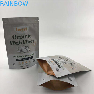 Levante-se o malote do zíper com janela Doypack para frutos secos