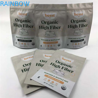 Levante-se o malote do zíper com janela Doypack para frutos secos