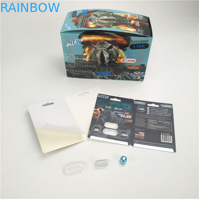 Gravure que imprime a cápsula dos GANHOS do magnum do cartão da bolha de 90mic 3d