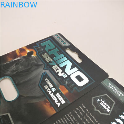 Gravure que imprime a cápsula dos GANHOS do magnum do cartão da bolha de 90mic 3d