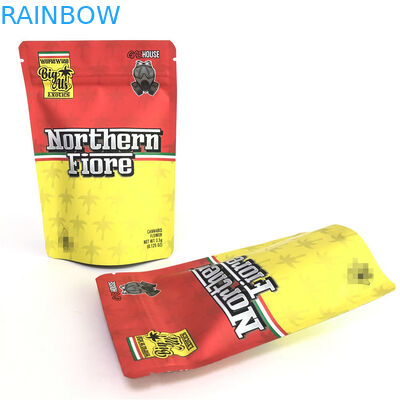 Impressão deslocada de Mylar do PE CMYK 180mic levantar-se do saco erval gomoso