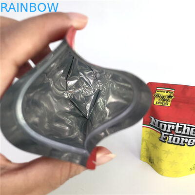 Impressão deslocada de Mylar do PE CMYK 180mic levantar-se do saco erval gomoso