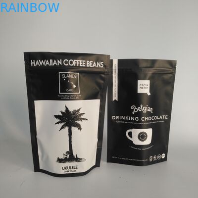 Saco 100mircon do zíper da folha de alumínio de Matt Gold VMPET 300g