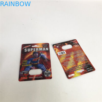 Cartão Lenticular plástico de gravação 10mm da bolha 3d